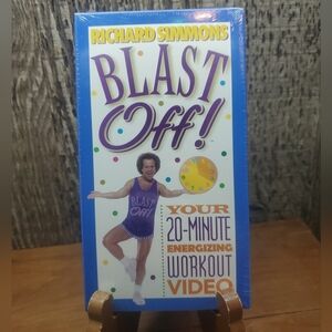 Richard Simmons BLAST OFF 20 Minute Energizing Workout Video VHS 1999 New Sealed